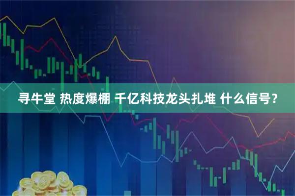寻牛堂 热度爆棚 千亿科技龙头扎堆 什么信号？