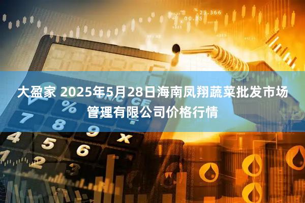 大盈家 2025年5月28日海南凤翔蔬菜批发市场管理有限公司价格行情